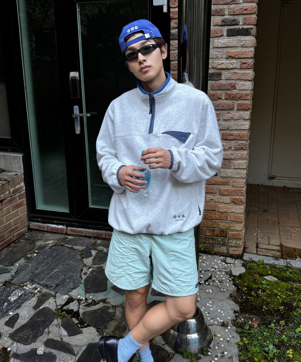 노티카(NAUTICA) 오션 토템 폴라 하프 집업(4colors) NFL2196