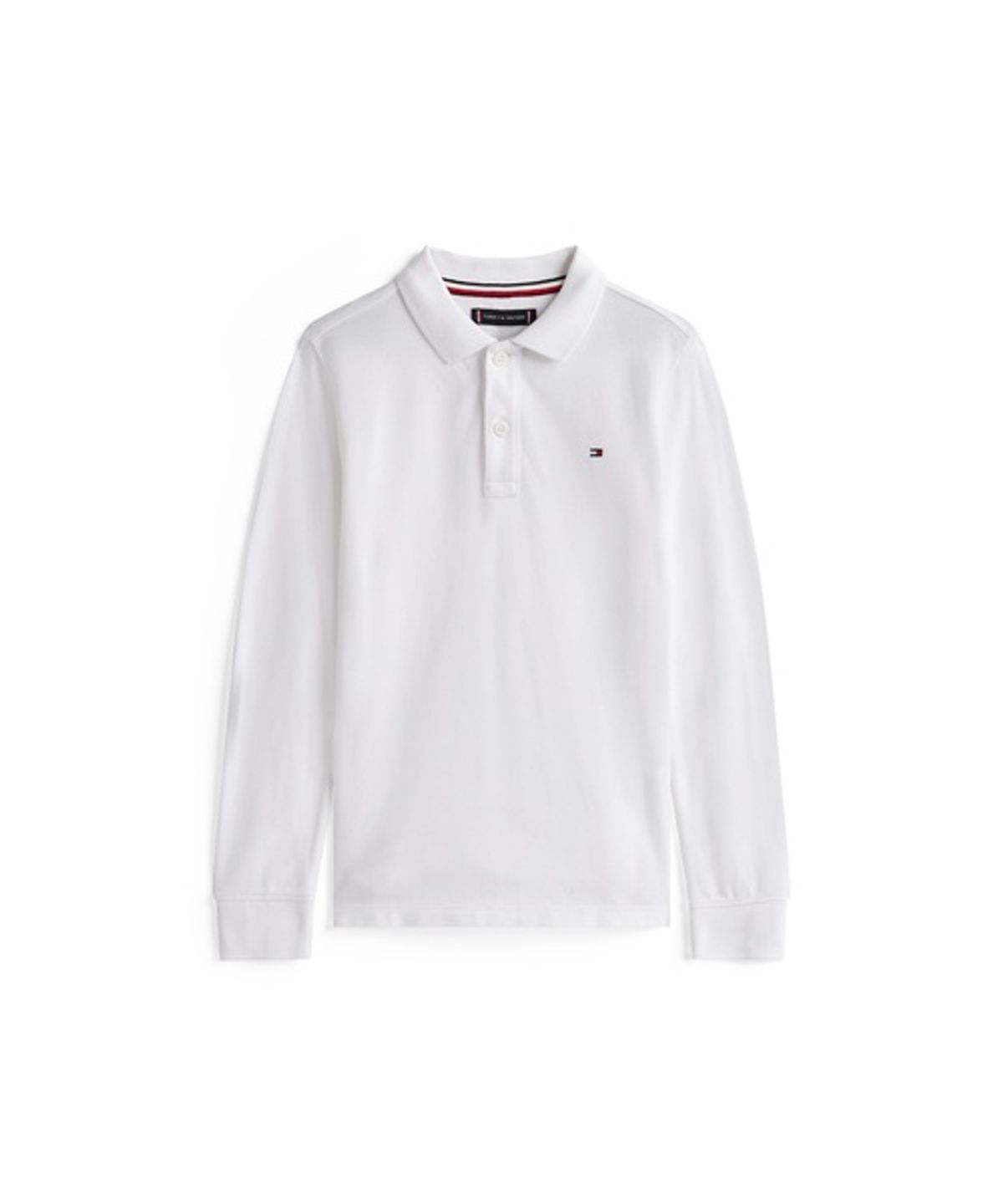 타미힐피거 키즈(TOMMY HILFIGER KIDS) 코튼 롱슬리브 폴로 셔츠
