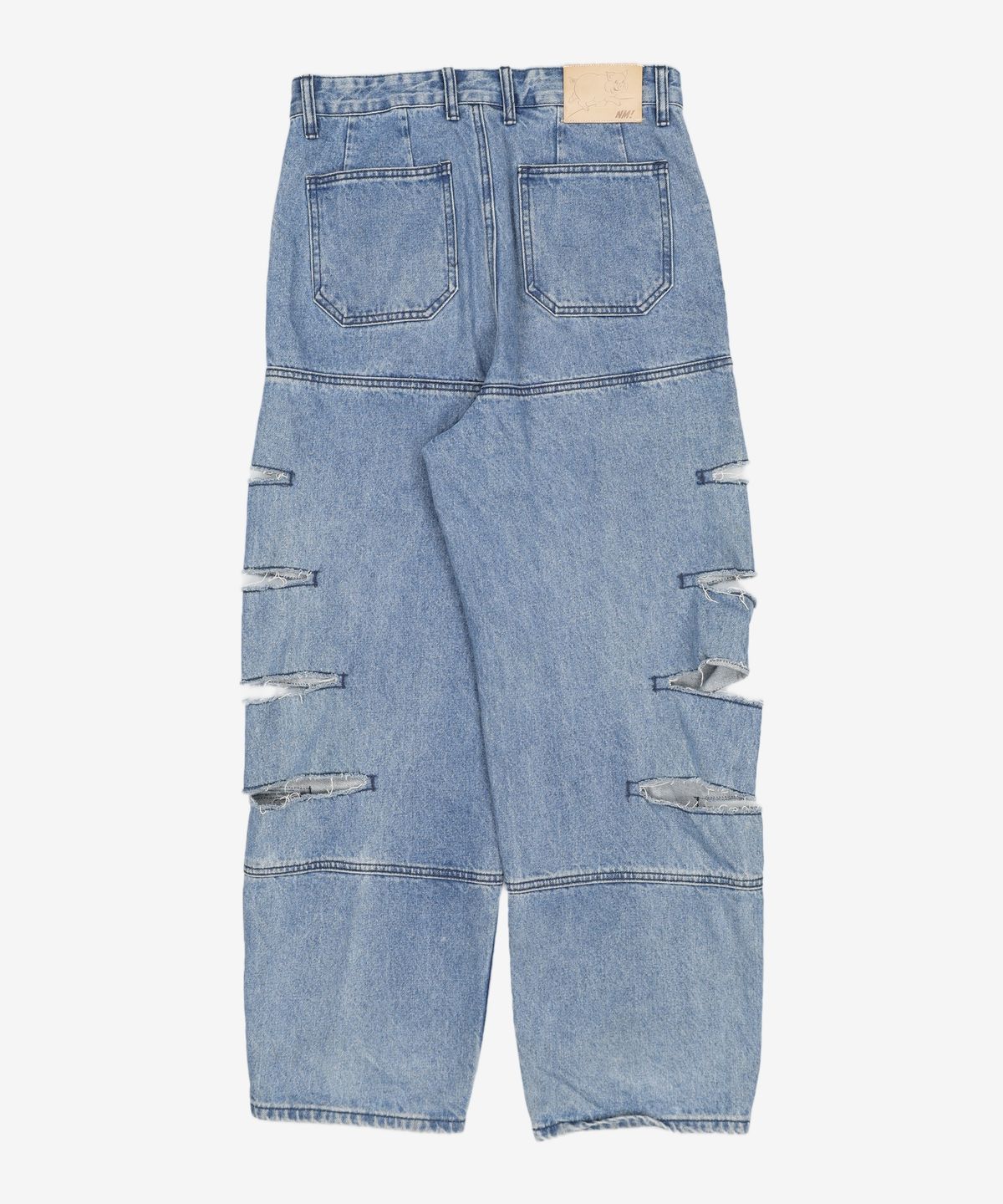 노매뉴얼(NOMANUAL) W.D DENIM PANTS - BLUE 95