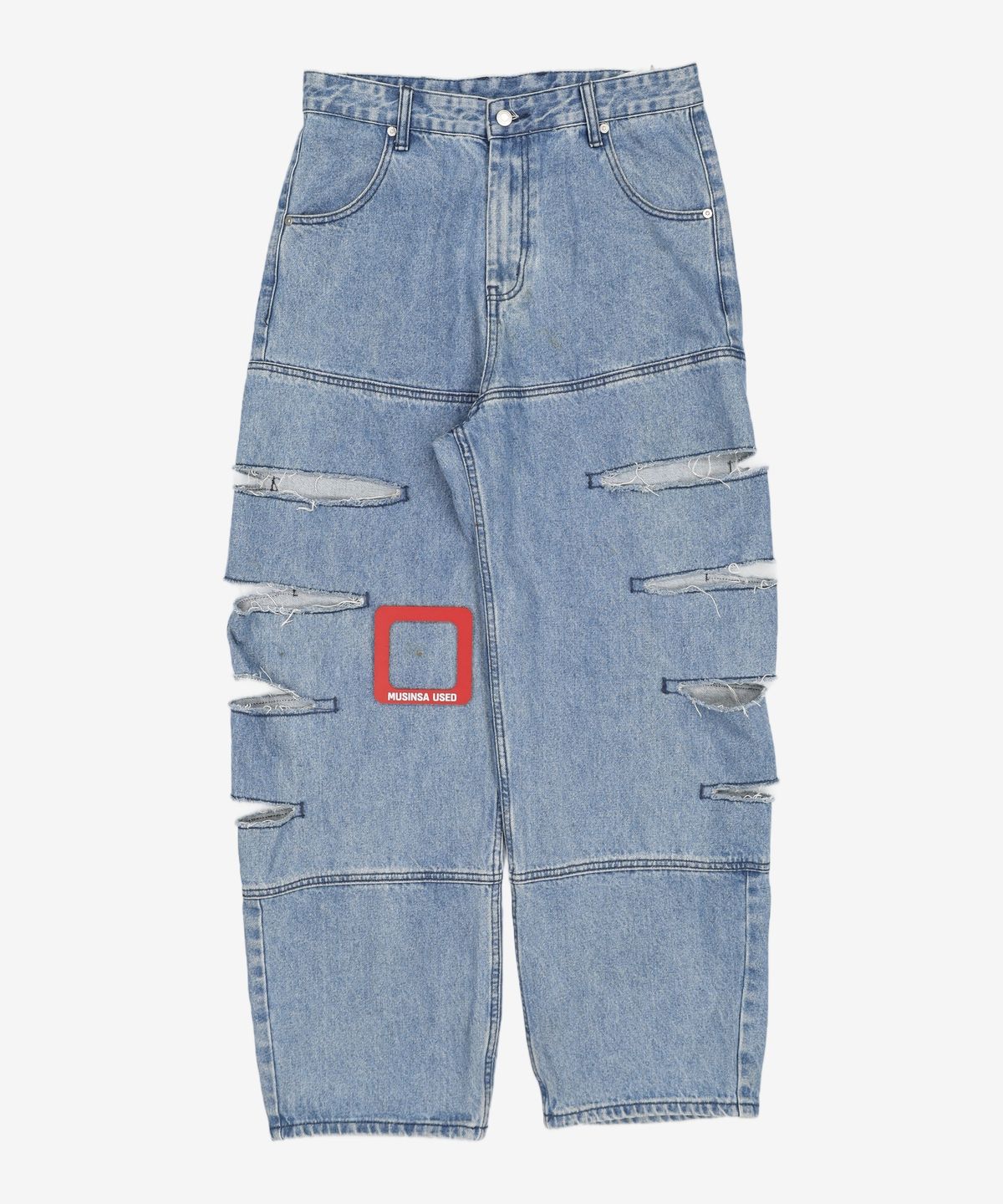 노매뉴얼(NOMANUAL) W.D DENIM PANTS - BLUE 95