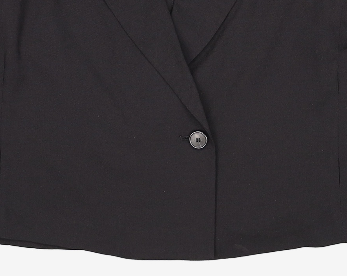 미쏘(MIXXO) [리오더] JKC712B 리오더 테일러드 반더블 숏 반팔 자켓 MIWJKC81QB M