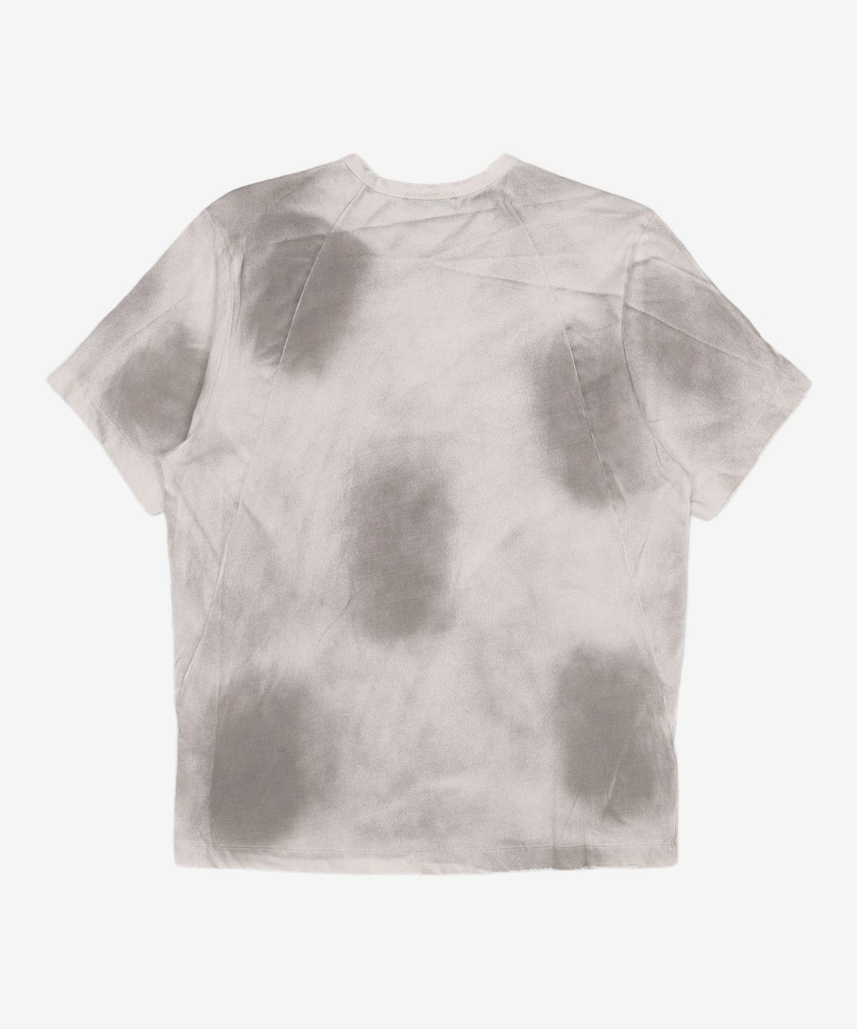 헤더헬렌(HEDER HELEN) UNBALANCE DIRTY HALF-T WASHED WHITE S