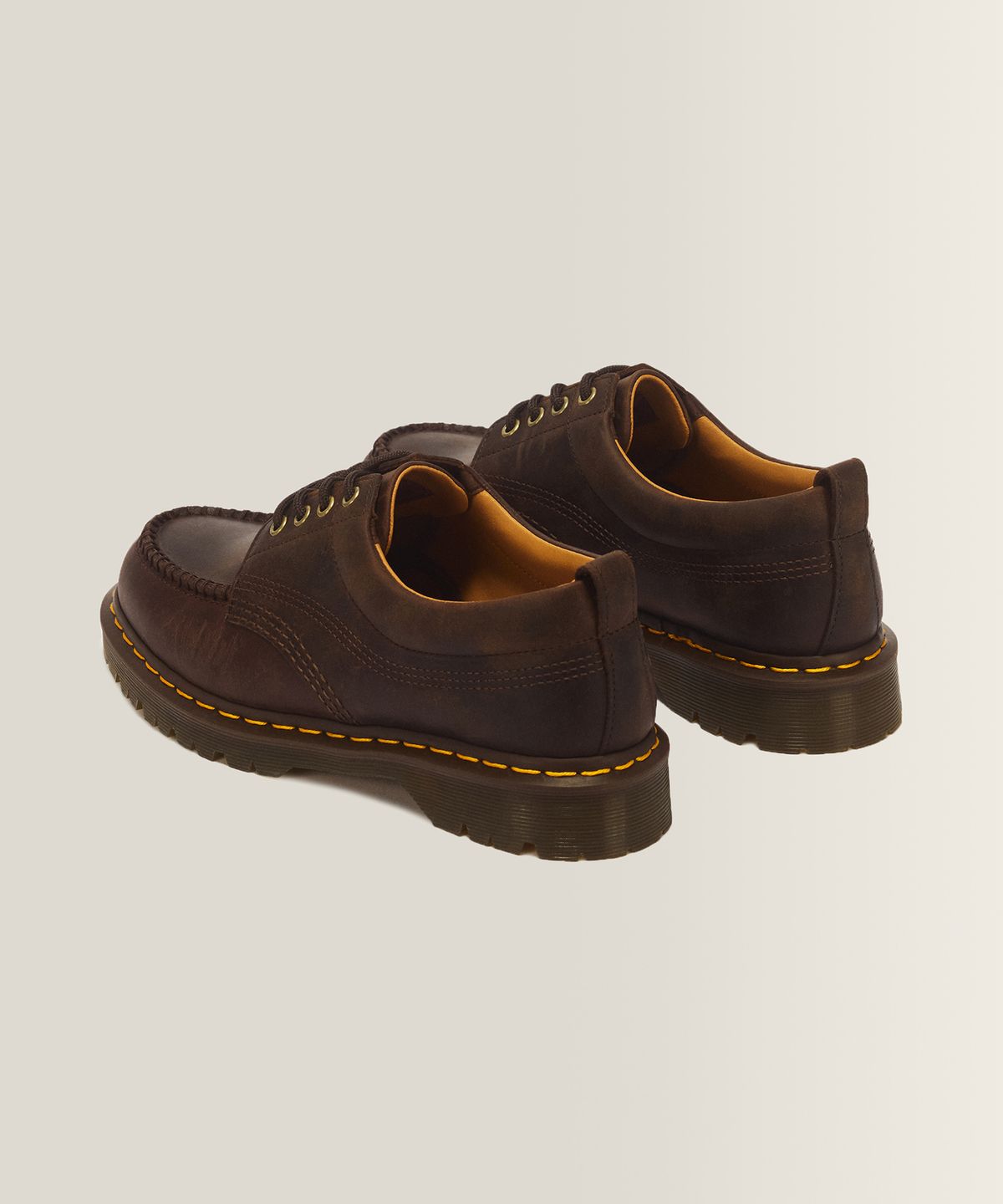 닥터마틴(DR.MARTENS) 로웰 4홀 슈즈 - 다크 브라운 크레이지 호스 / 43348200