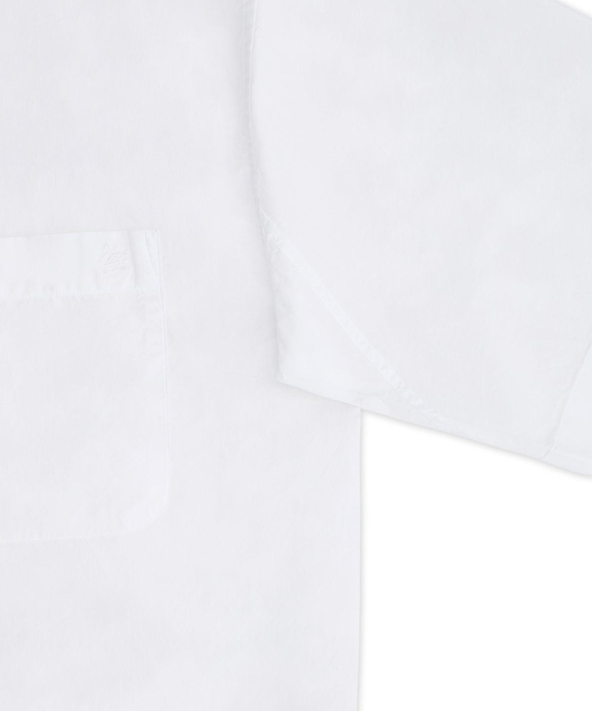 메르츠 비 슈바넨(MERZ B. SCHWANEN) 라이트웨이트 포플린 볼링 캐주얼 셔츠 - 화이트 / SHIRT09LP