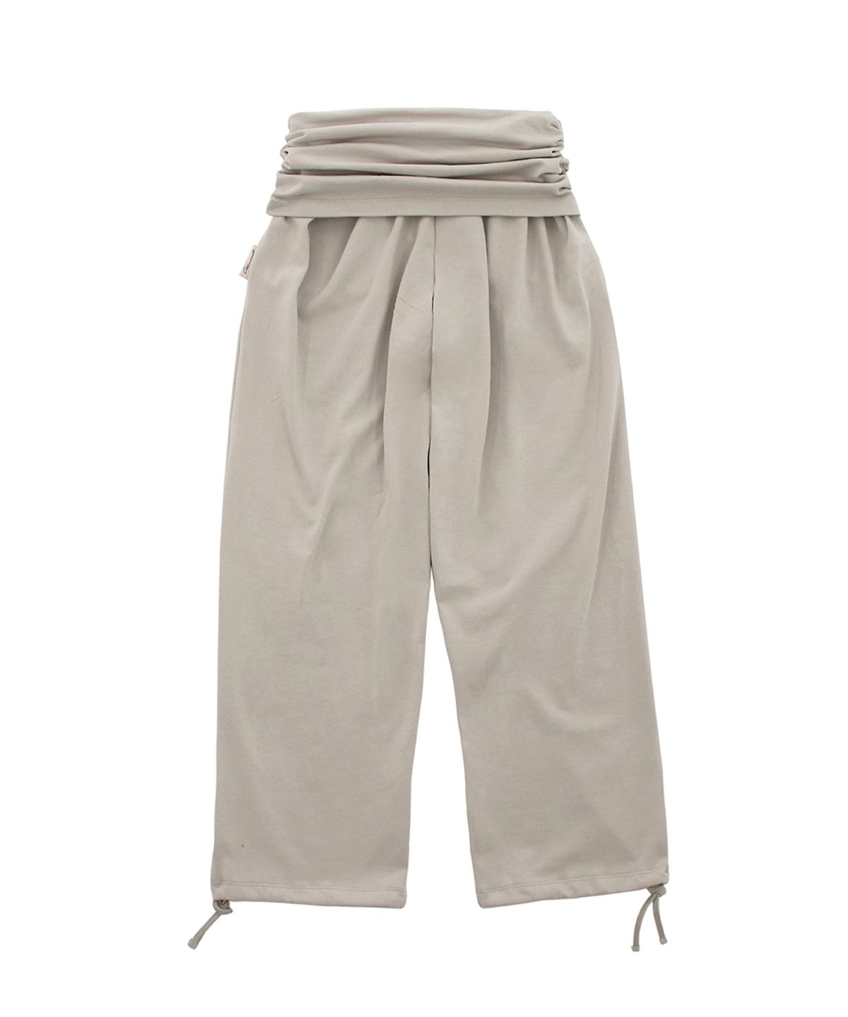 오드원아웃(ODDONEOUT) MONO SHIRRING TWO WAY PANTS BEIGE