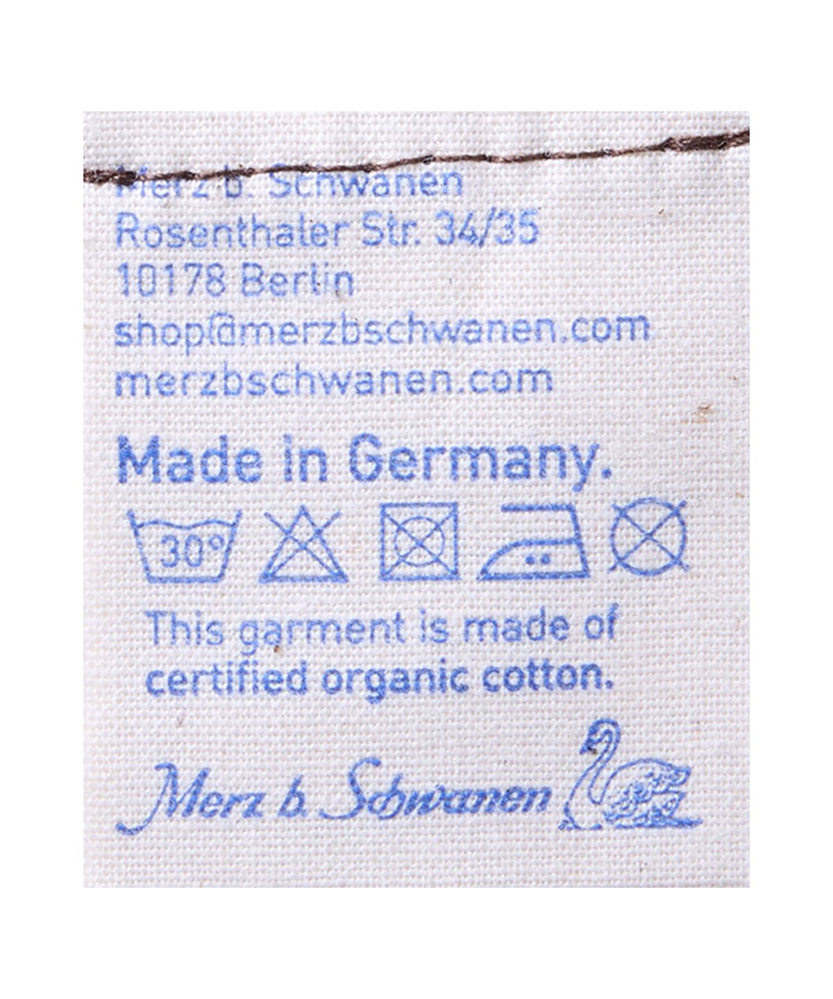 메르츠 비 슈바넨(MERZ B. SCHWANEN) 루프휠 릴렉스핏 반소매 티셔츠 - 브라운 / 2S14