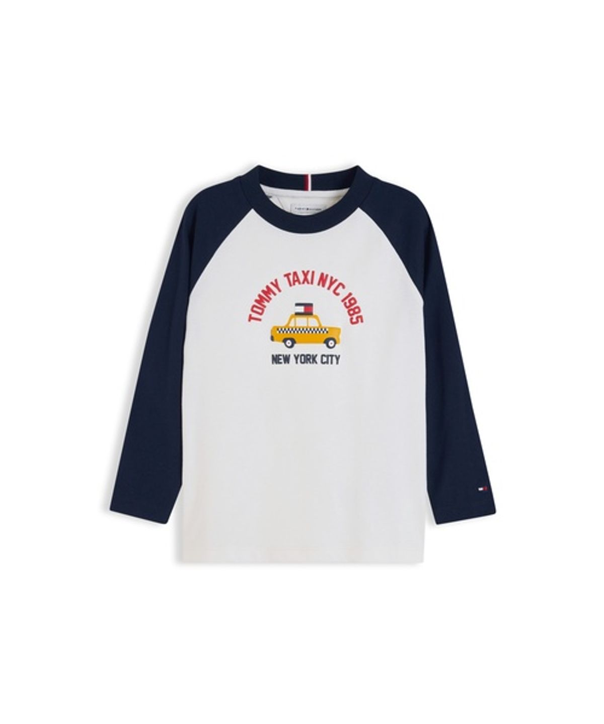 타미힐피거 키즈(TOMMY HILFIGER KIDS) 그래픽 래글런 롱 슬리브 티셔츠