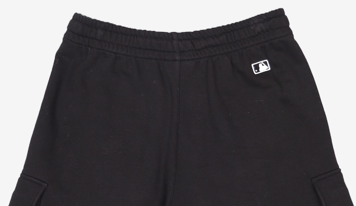 엠엘비(MLB) 베이직 쿠퍼스 로고 빈티지 6부 반바지 NY (D.Charcoal Grey) M