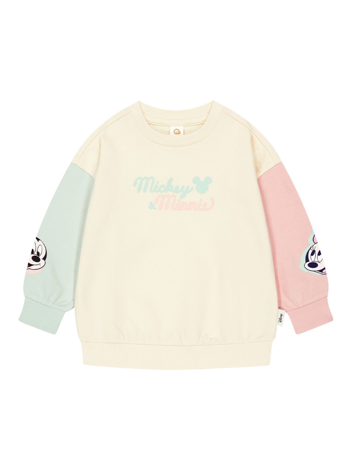 밀크마일(MILKMILE) [디즈니]베이비 미키 미니마우스 피카부맨투맨티셔츠