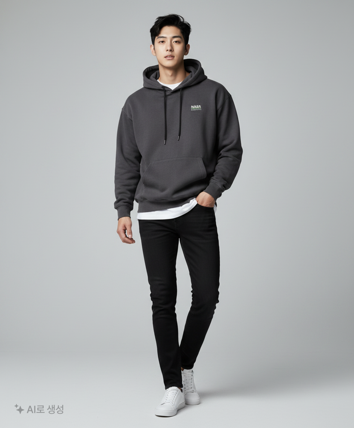 앨빈클로(ALVINCLO) 후드 티셔츠 M