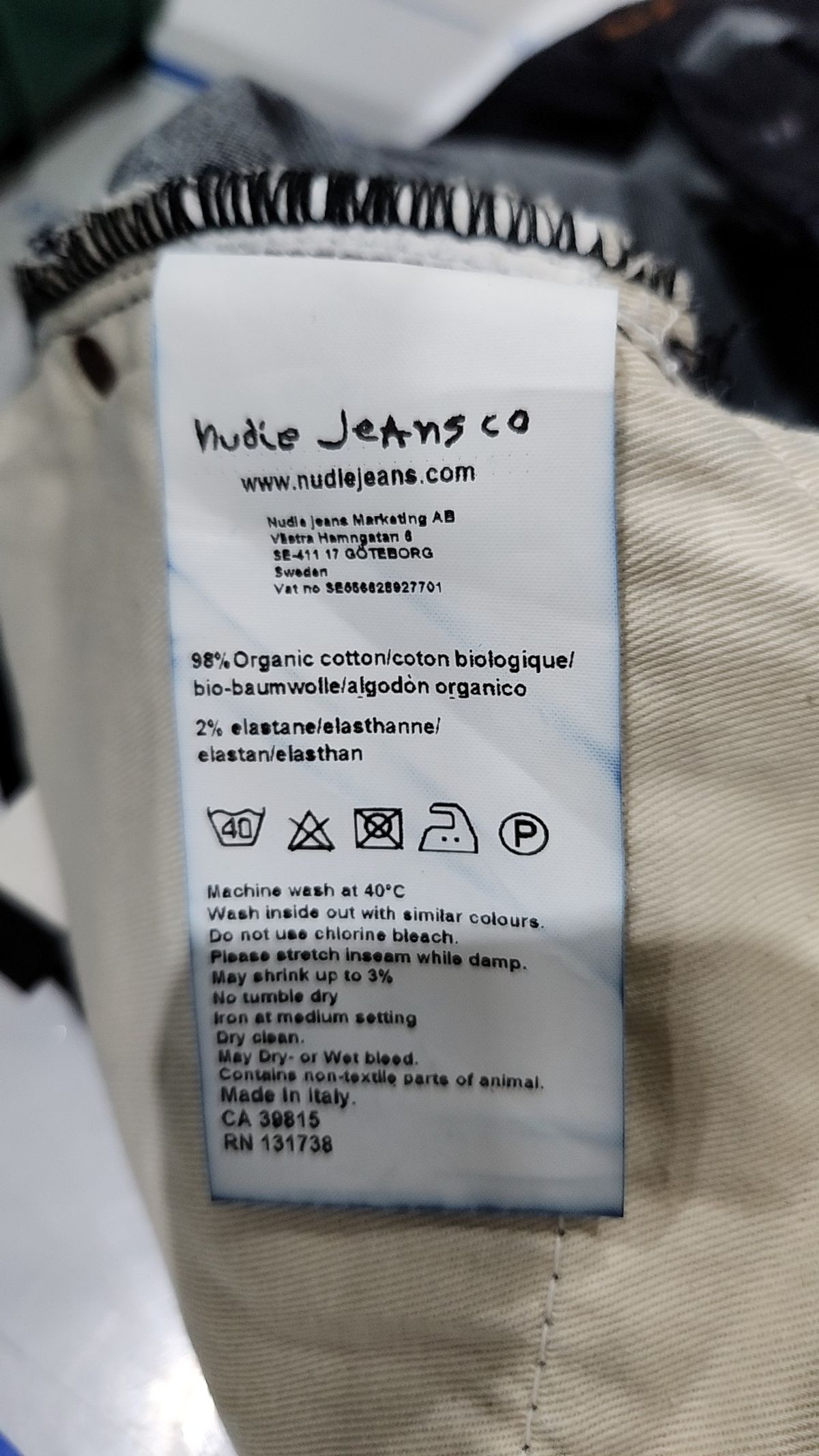 누디진(NUDIEJEANS) 청/데님 팬츠 30