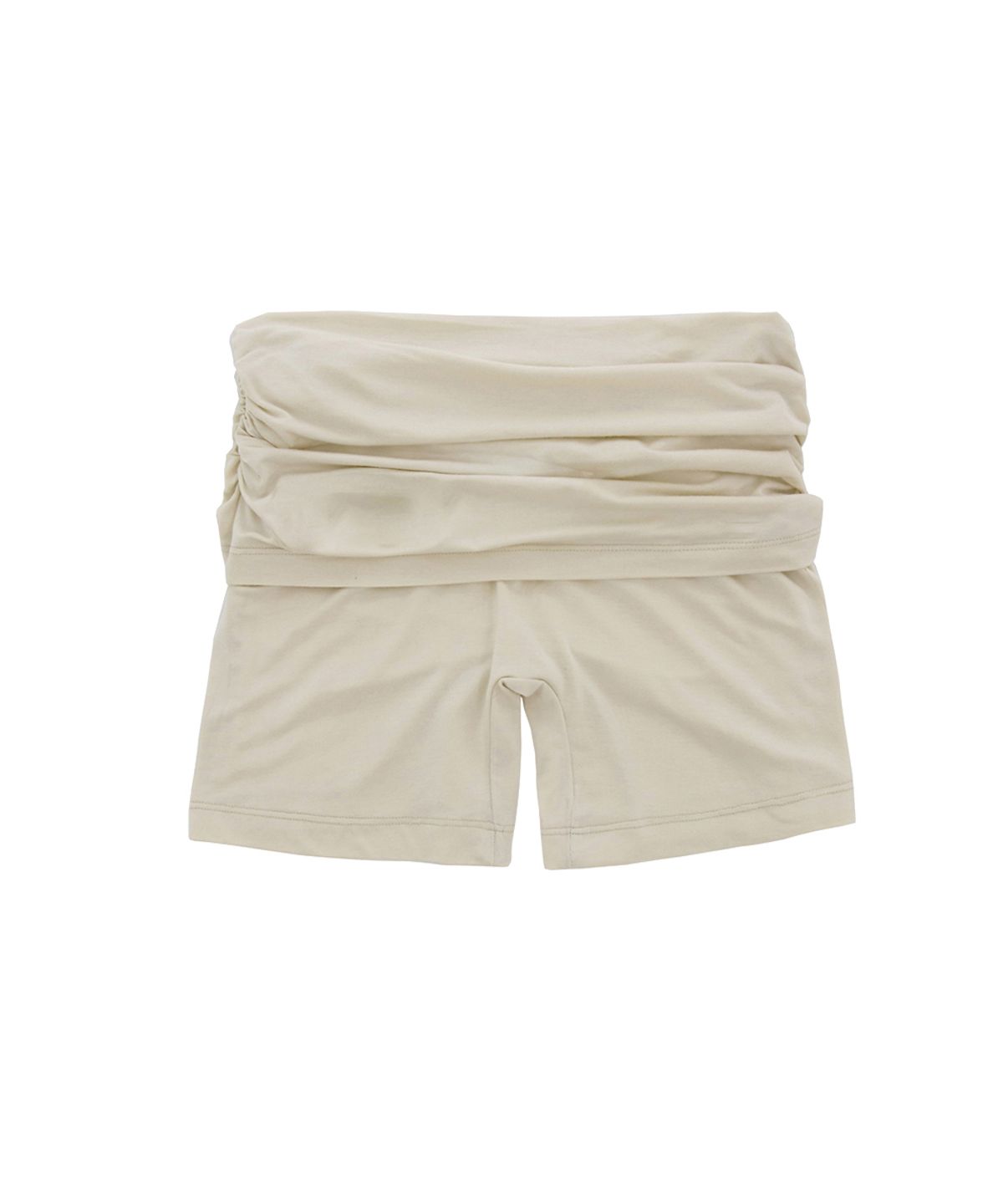오드원아웃(ODDONEOUT) MONO SHIRRING SKIRT SHORT PANTS YELLOW