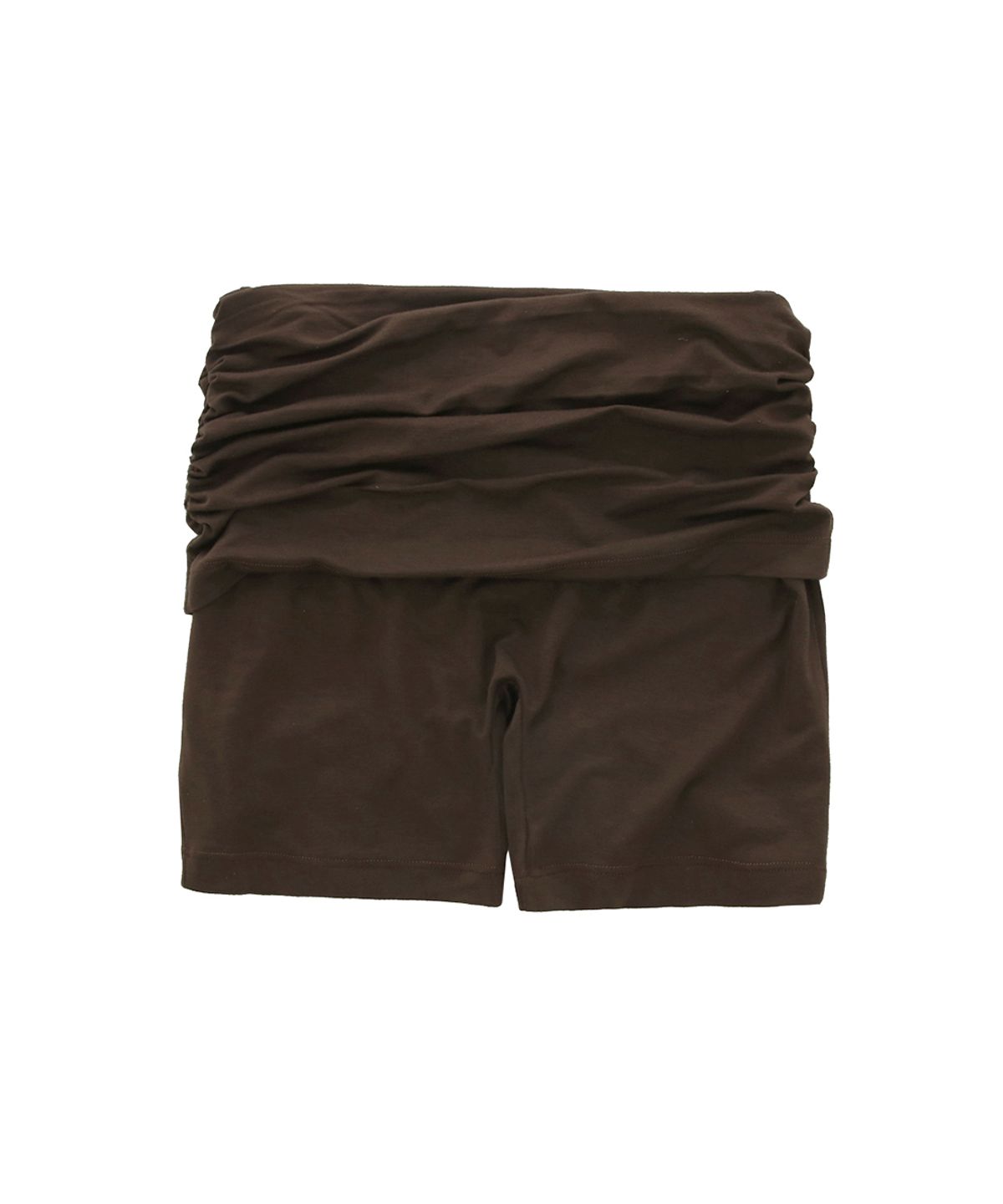 오드원아웃(ODDONEOUT) MONO SHIRRING SKIRT SHORT PANTS BROWN