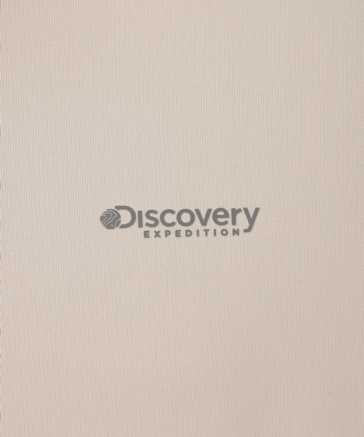디스커버리 익스페디션(DISCOVERY EXPEDITION) 남성 베이직 반집업 티셔츠 (BEIGE2)