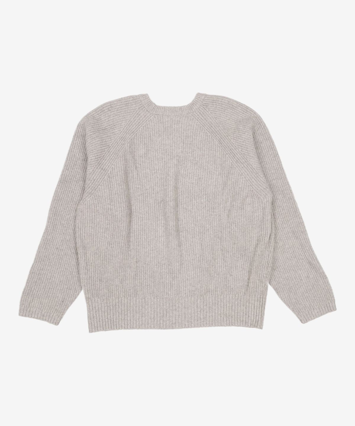 에이카화이트(AECA) CLOVER OVERSIZE WOOL KNIT-GREY L