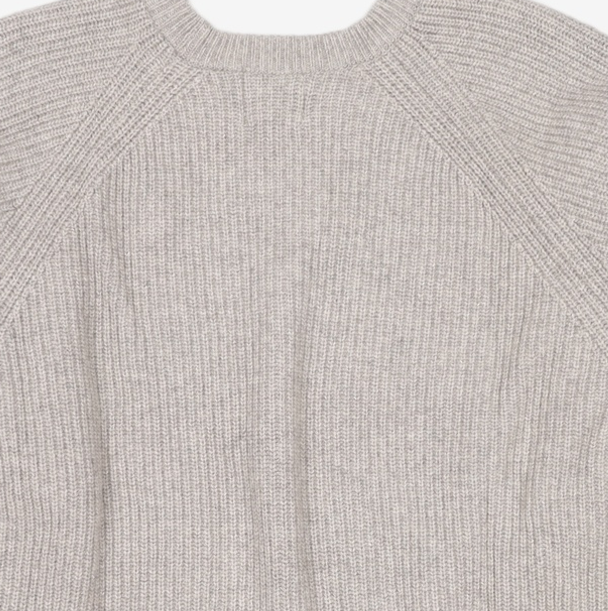에이카화이트(AECA) CLOVER OVERSIZE WOOL KNIT-GREY L