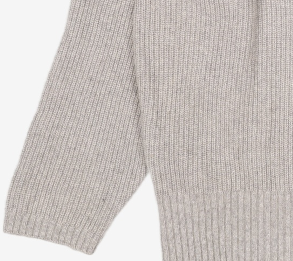 에이카화이트(AECA) CLOVER OVERSIZE WOOL KNIT-GREY L