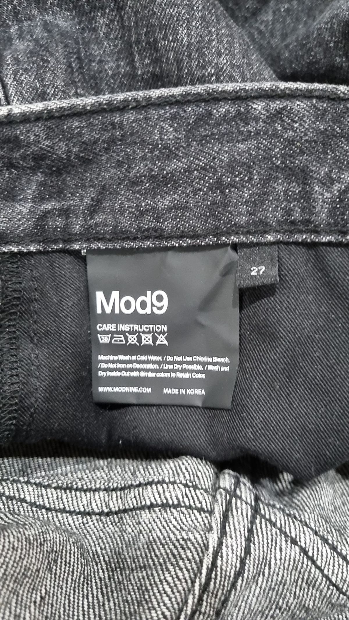 모드나인(MODNINE) 청/데님 팬츠 27