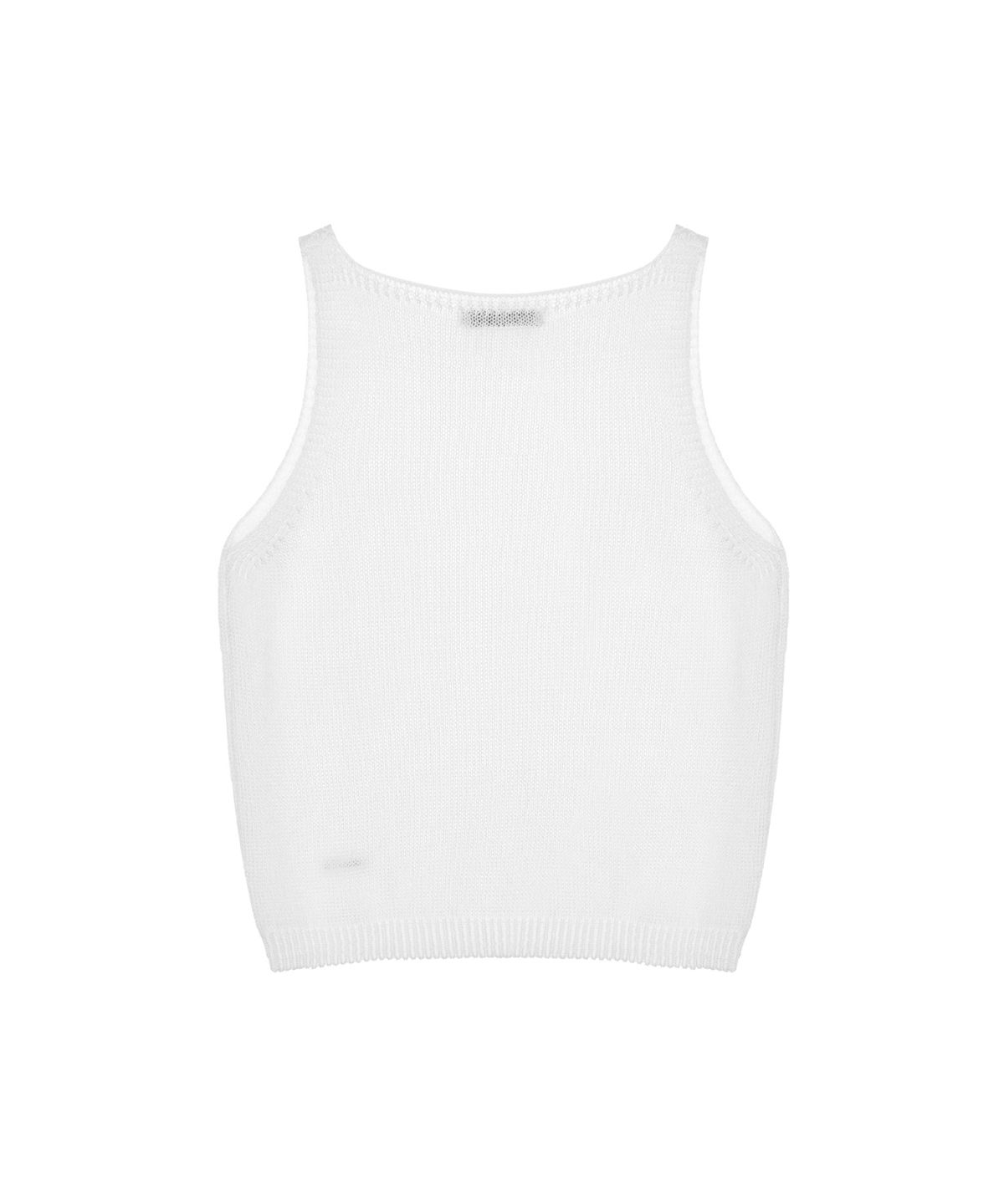 닉앤니콜(NICK&NICOLE) LINEN BLEND KNIT TOP_IVORY