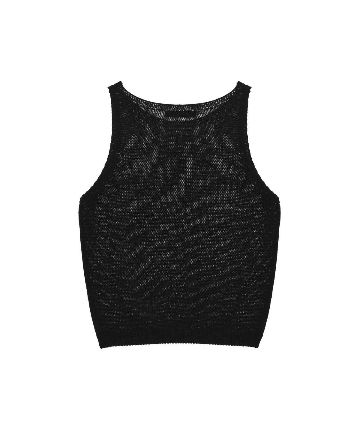 닉앤니콜(NICK&NICOLE) LINEN BLEND KNIT TOP_BLACK