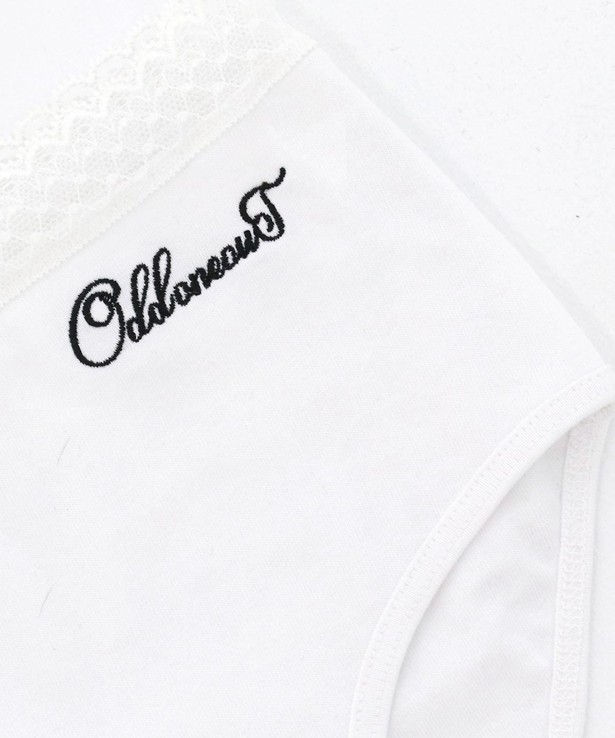 오드원아웃(ODDONEOUT) MONO LACE INNER WEAR WHITE
