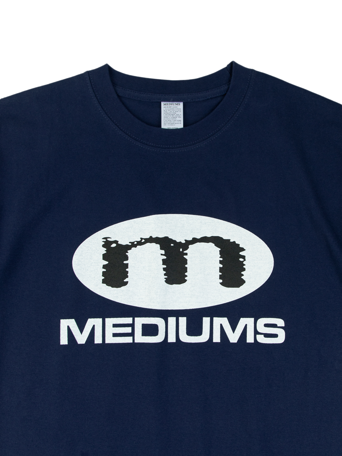 미디엄스(MEDIUMS) Tour Logo Tee - Indigo (투어 로고 티 - 인디고)