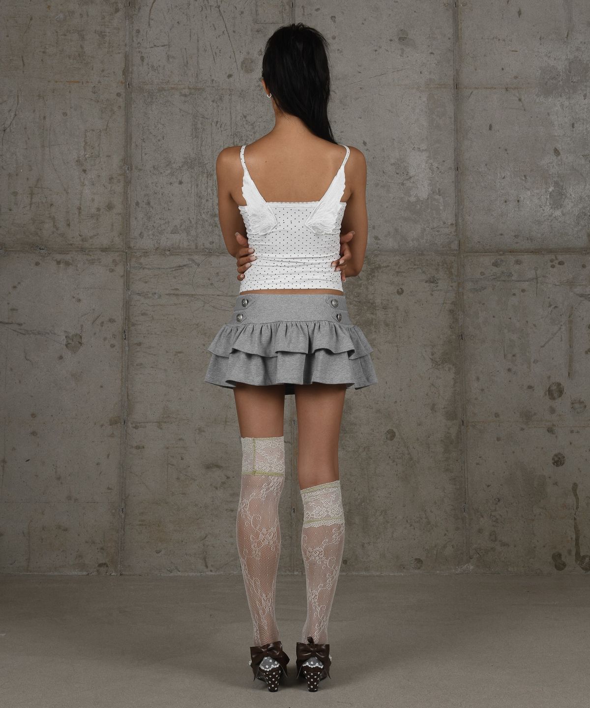 카이야(KAIYA) gia tutu skirt gray