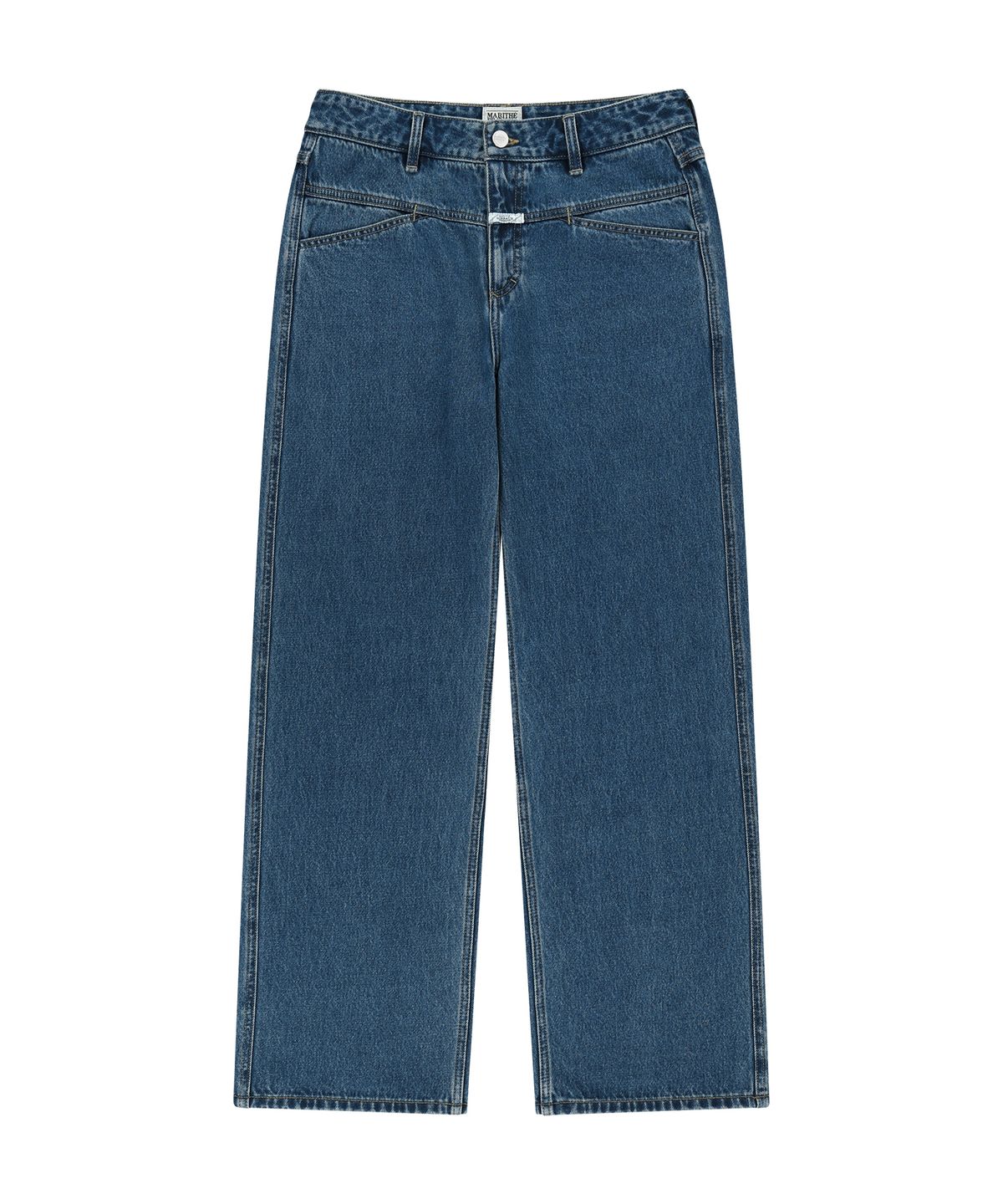 마리떼 프랑소와 저버(MARITHÉ + FRANҪOIS GIRBAUD) M X-POCKET SEMI-WIDE DENIM PANTS blue