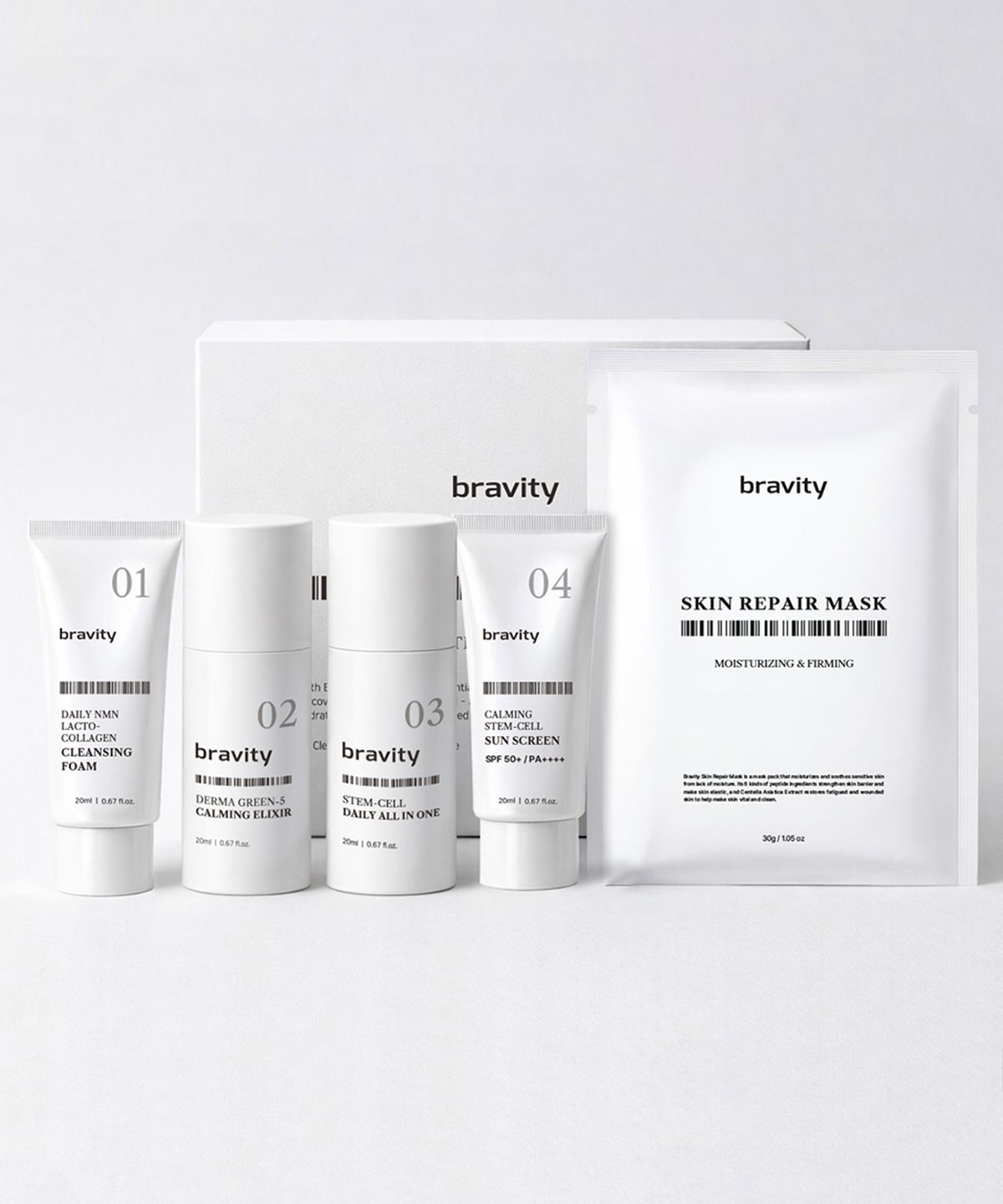 브래비티(BRAVITY) 5스텝 트래블 리추얼 키트 5종