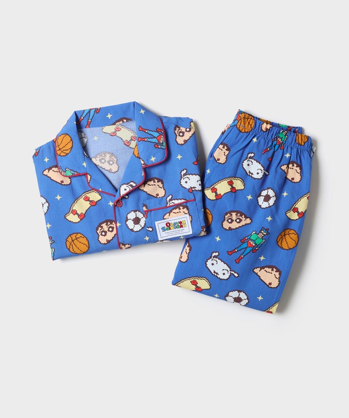 스파오 키즈(SPAO KIDS) [키즈] (짱구) 긴팔 파자마(Blue)_SPPPG49KU3