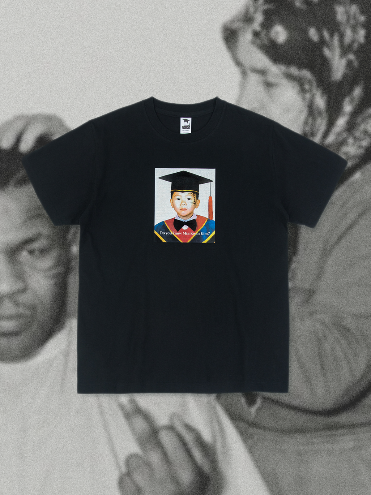 미디엄스(MEDIUMS) Graduation Photo Tee(Mike Tyson Ver.) - Black (졸업사진 티셔츠 마이크 타이슨 버전 - 블랙)