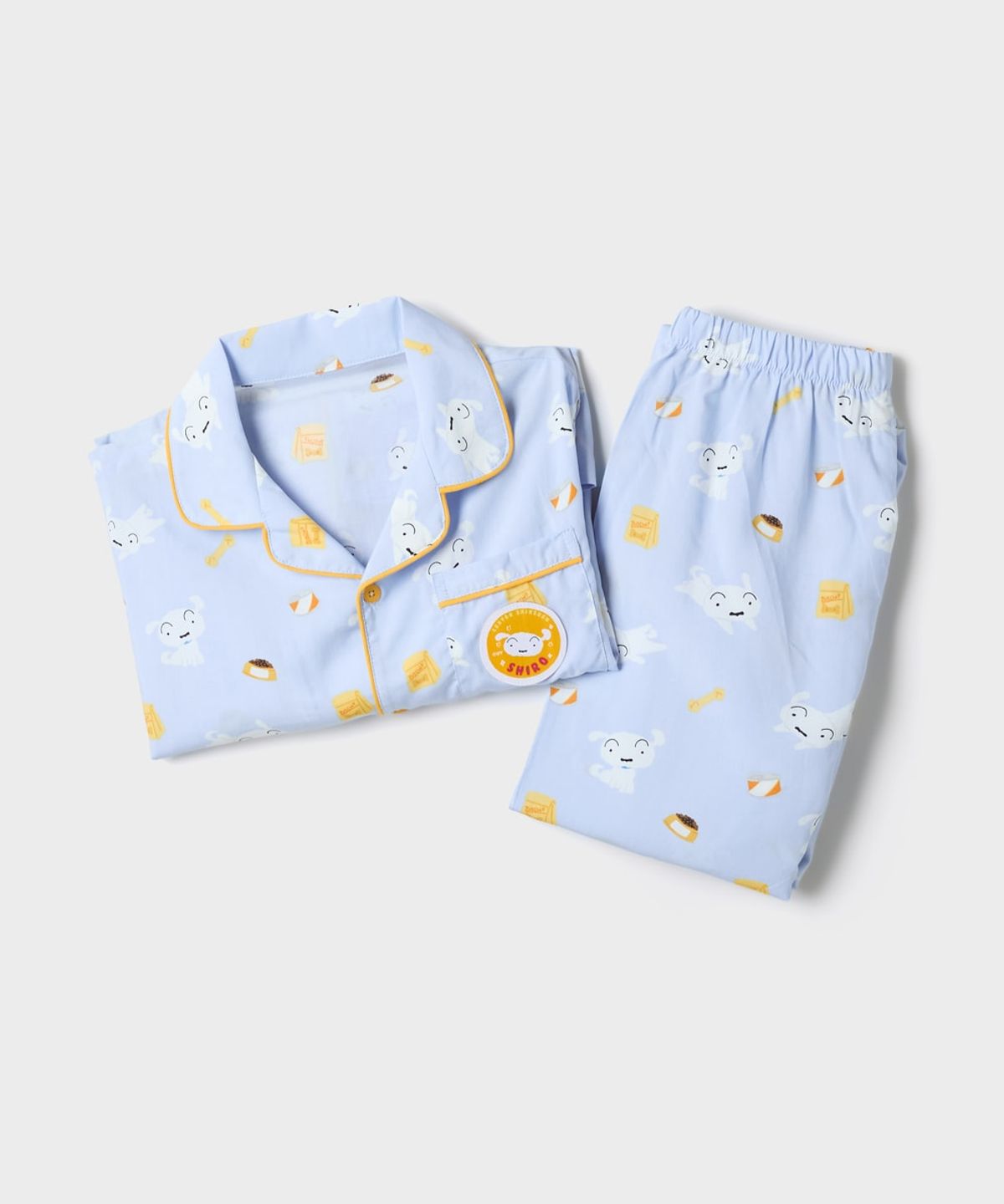 스파오 키즈(SPAO KIDS) [키즈] (짱구) 긴팔 파자마(Light Blue)_SPPPG49KU3
