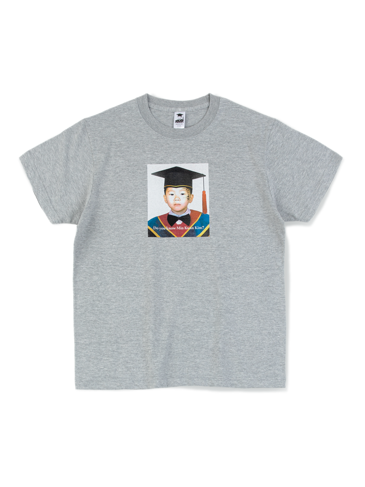 미디엄스(MEDIUMS) Graduation Photo Tee(Mike Tyson Ver.) - Gray (졸업사진 티셔츠 마이크 타이슨 버전 - 그레이)