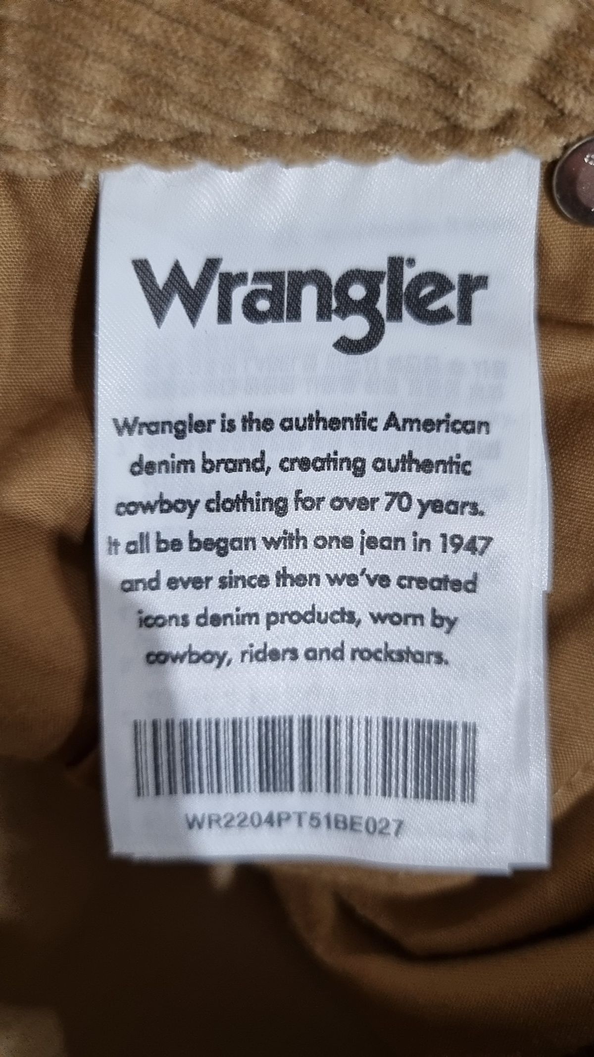 랭글러(WRANGLER) 코튼 팬츠 27