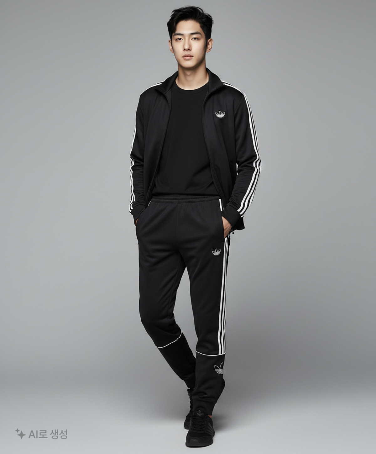 아디다스(ADIDAS) 아웃라인 스웻팬츠 - 블랙 / FM3912 L