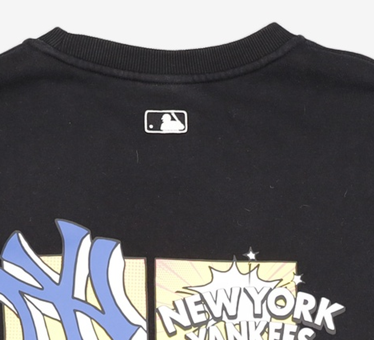엠엘비(MLB) LIKE 카툰 기모 메가오버핏 맨투맨 NY (Black) XL
