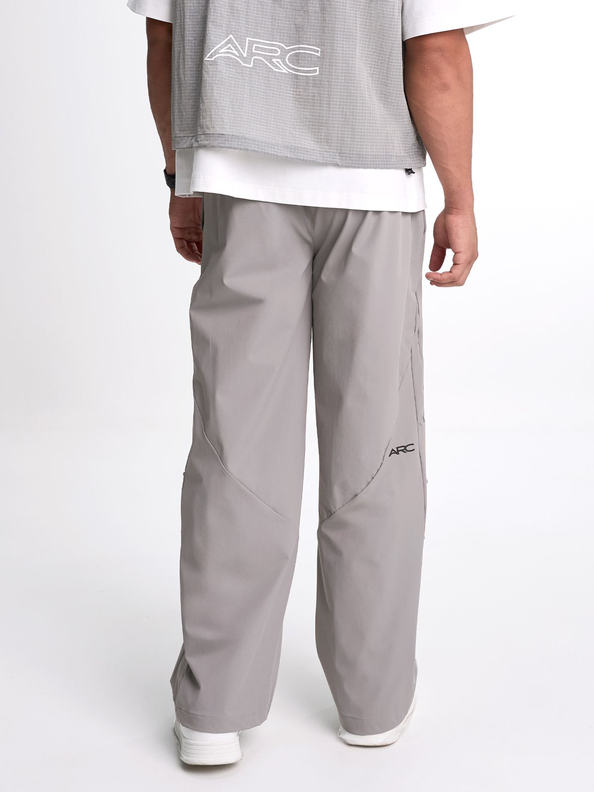 시그마스(SIGMAS) Tone Line Wide Leg Sweatpant (Grey)