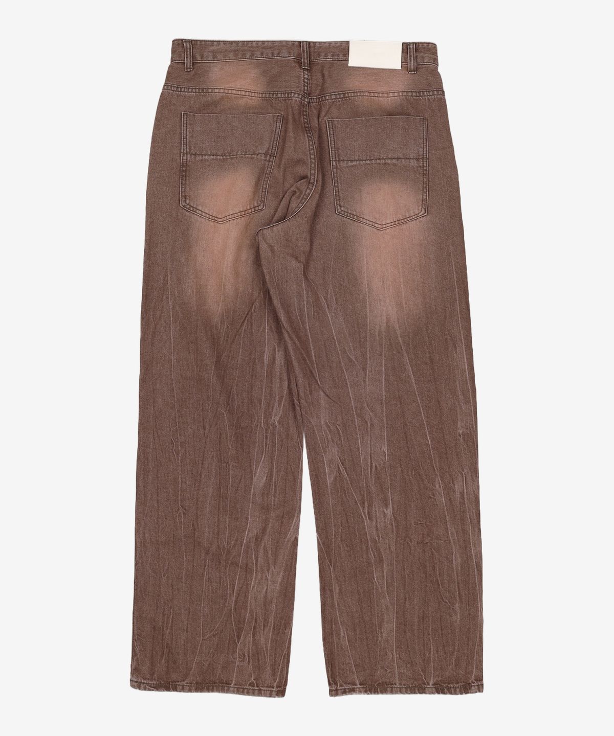 데케트(DECET) Mid Rise Wide Jeans DCPT027CRBrown 34