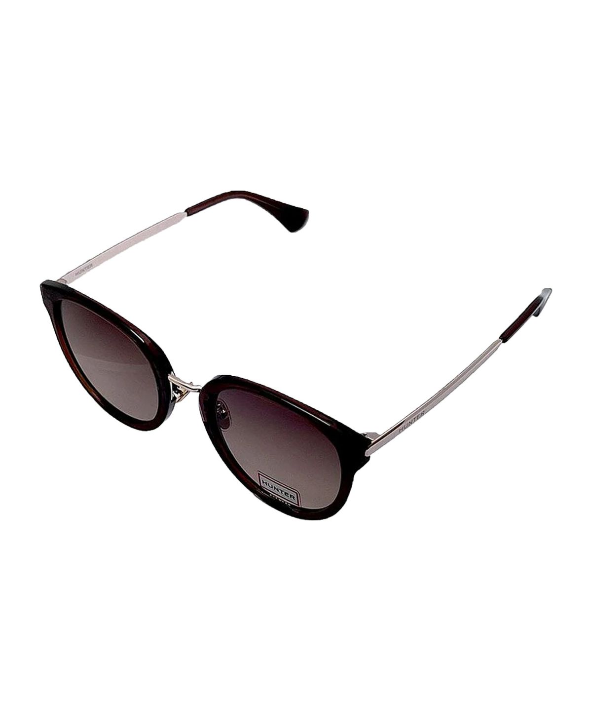 헌터 아이웨어(HUNTEREYEWEAR) [WOMAN] 라운드 콤비 선글라스 - 브라운 HTA03