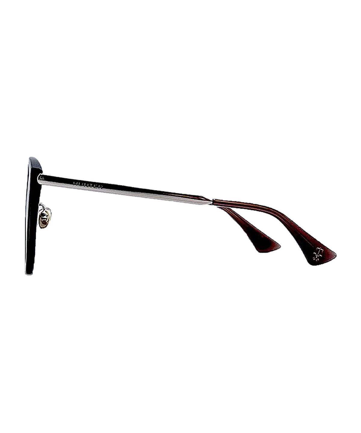 헌터 아이웨어(HUNTEREYEWEAR) [WOMAN] 라운드 콤비 선글라스 - 브라운 HTA03