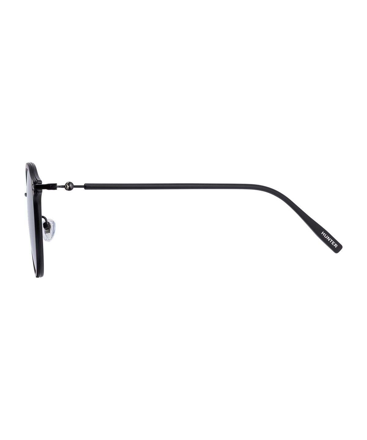 헌터 아이웨어(HUNTEREYEWEAR) [WOMAN] 라운드 티타늄 콤비 선글라스 - 블랙편광 HTB11