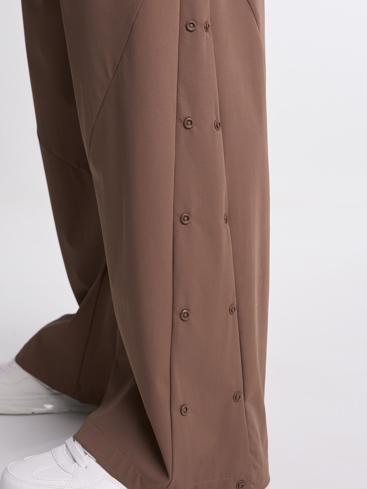 시그마스(SIGMAS) Tone Line Wide Leg Sweatpant (Coffee Brown)