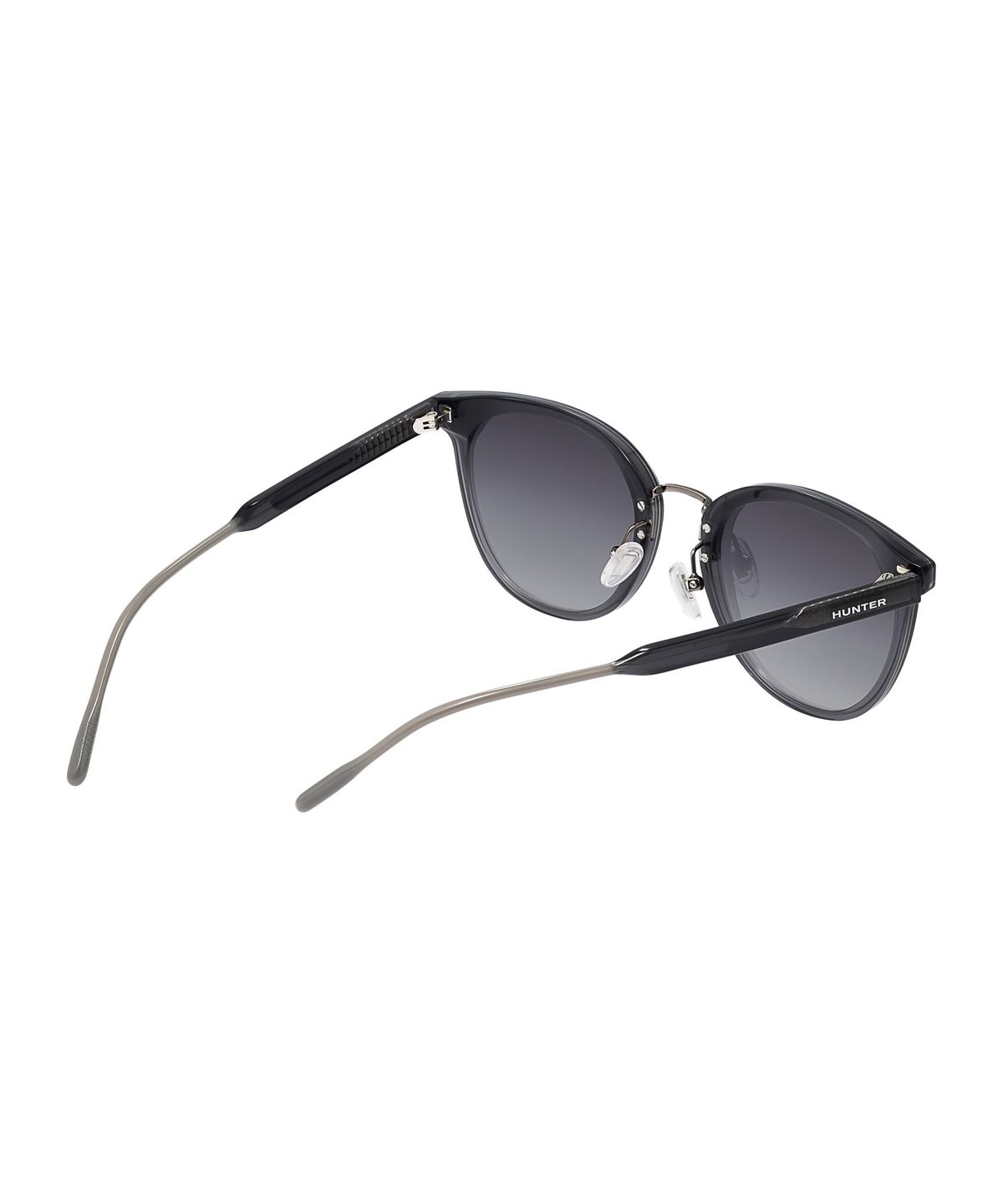 헌터 아이웨어(HUNTEREYEWEAR) [WOMAN] 플랫바 라운드 선글라스 - 그레이 HTB16