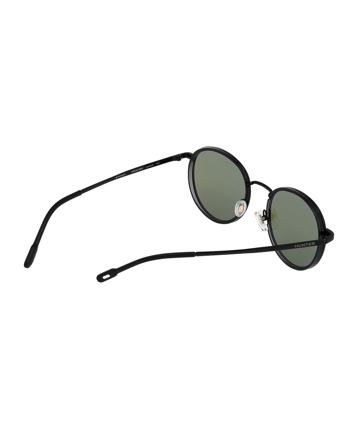 헌터 아이웨어(HUNTEREYEWEAR) [UNISEX] 라운드 티타늄 선글라스 - 블루 HTC32