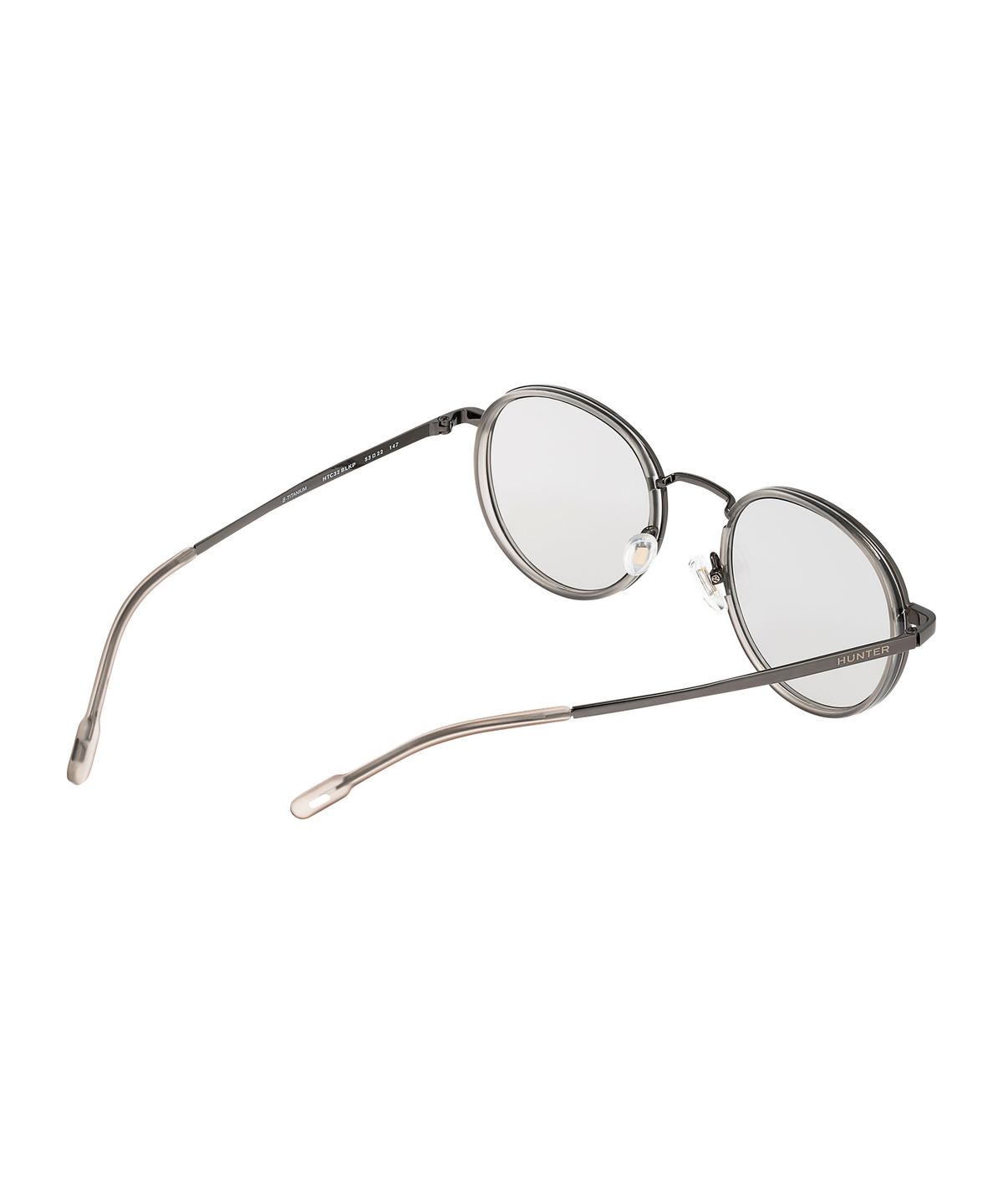 헌터 아이웨어(HUNTEREYEWEAR) [UNISEX] 라운드 티타늄 선글라스 - 그레이 HTC32