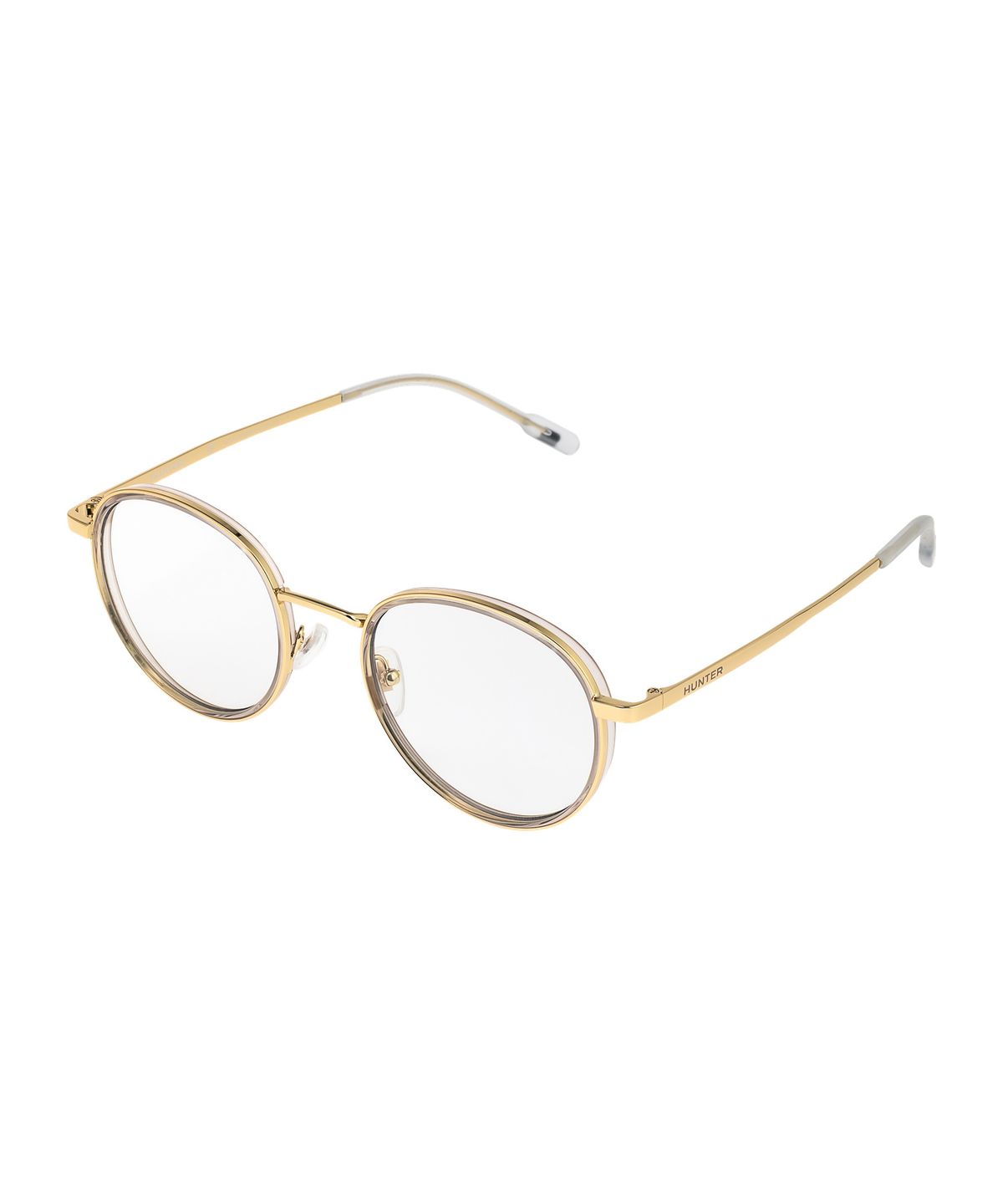 헌터 아이웨어(HUNTEREYEWEAR) [UNISEX] 라운드 티타늄 선글라스 - 클리어변색 HTC32