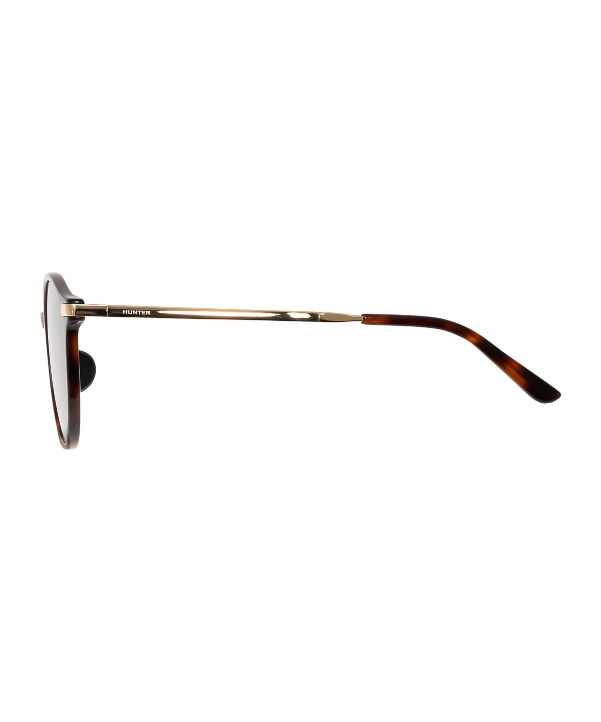 헌터 아이웨어(HUNTEREYEWEAR) [UNISEX] 라운드 폴딩 선글라스 - 하바나 HTC34