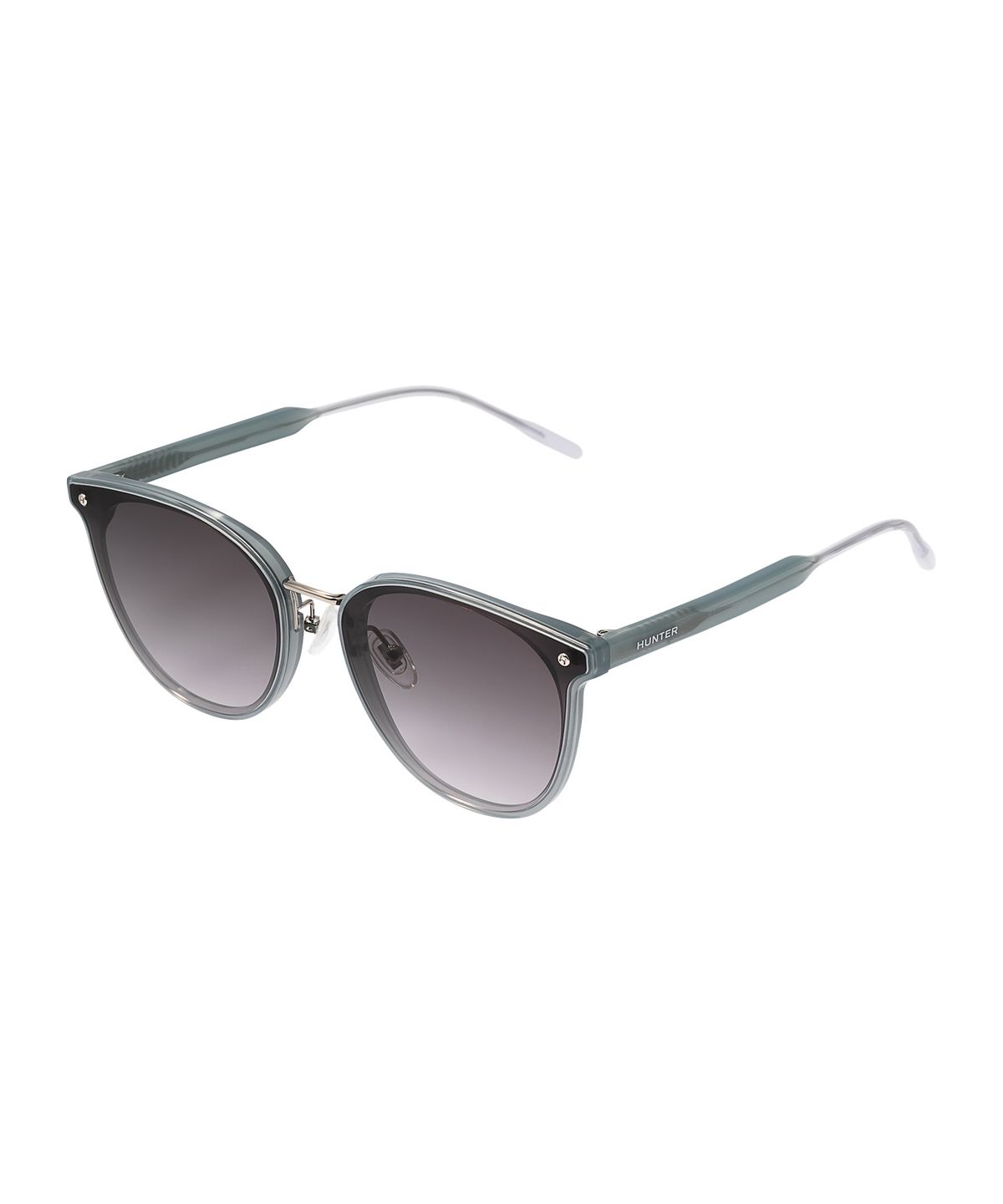 헌터 아이웨어(HUNTEREYEWEAR) [WOMAN] 플랫바 라운드 선글라스 - 그린 HTB16
