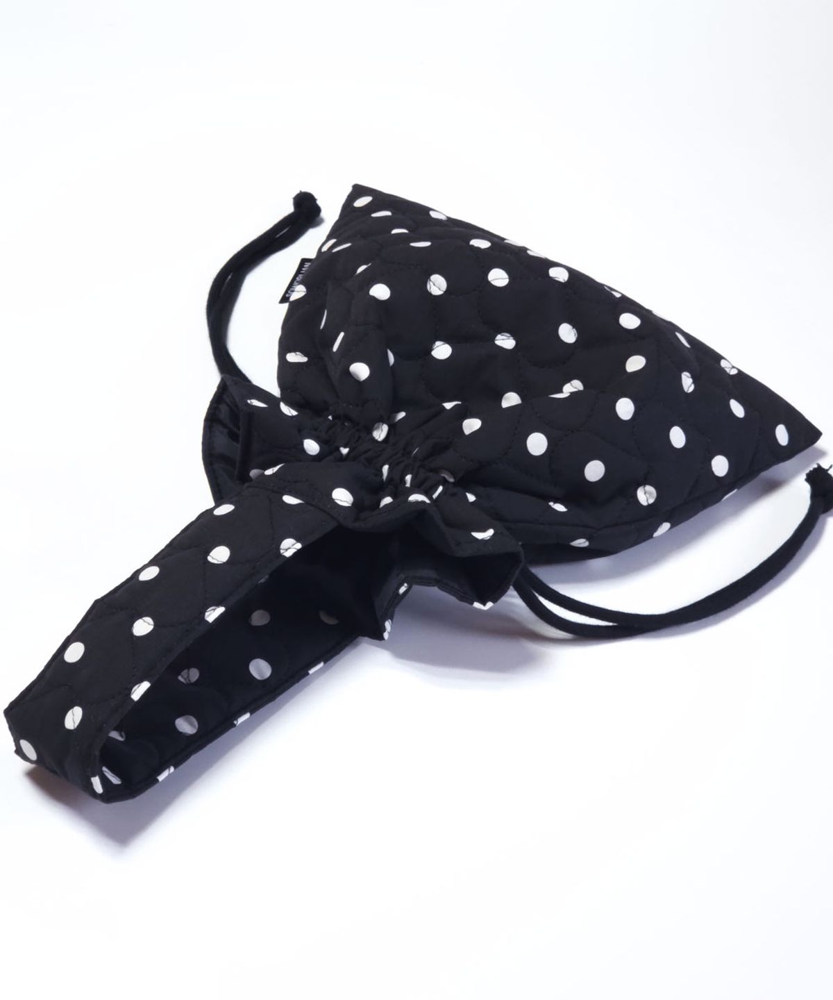 소월리안(SOWORLIAN) One Handle String Bag_ Dot Black