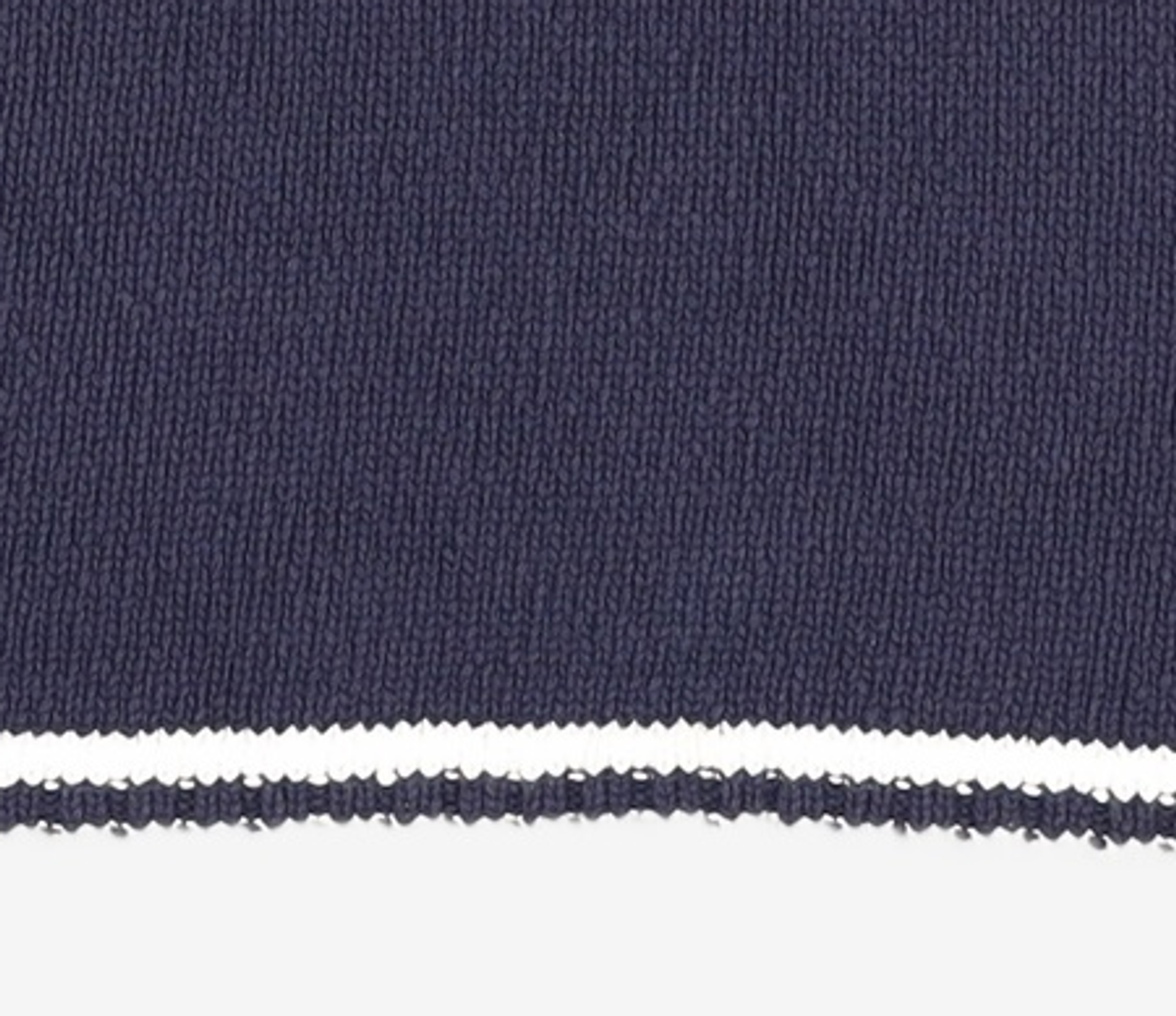 어몽(AMONG) A POPCORN LINE KNIT TOP_NAVY S